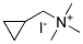 CYCLOPROPYLMETHYLTRIMETHYL-AMMONIUM IODIDE 结构式
