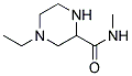 4-ETHYL-N-METHYLPIPERAZINE-2-CARBOXAMIDE 结构式