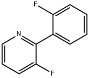 3-FLUORO-2-(2-FLUORO-PHENYL)-PYRIDINE 结构式