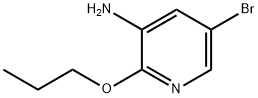 5-BROMO-2-PROPOXY-PYRIDIN-3-YLAMINE 结构式