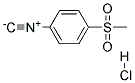 4-(METHYLSULPHONYL)PHENYLISOCYANIDE HYDROCHLORIDE 结构式