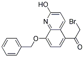 8-Benzyloxy-5-(2-bromo-acetyl)-1H-quinolin-2-one 结构式