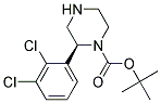 (S)-2-(2,3-DICHLORO-PHENYL)-PIPERAZINE-1-CARBOXYLIC ACID TERT-BUTYL ESTER 结构式