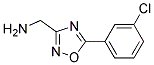 (5-(3-CHLOROPHENYL)-1,2,4-OXADIAZOL-3-YL)METHANAMINE 结构式