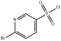 6-溴吡啶- 3 -磺酰氯 结构式