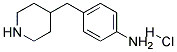 4-(PIPERIDIN-4-YLMETHYL)ANILINE HYDROCHLORIDE 结构式