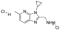 C-(3-CYCLOPROPYL-5-METHYL-3H-IMIDAZO[4,5-B]PYRIDIN-2-YL)-METHYLAMINE DIHYDROCHLORIDE 结构式