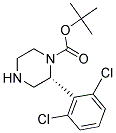 (R)-2-(2,6-DICHLORO-PHENYL)-PIPERAZINE-1-CARBOXYLIC ACID TERT-BUTYL ESTER 结构式