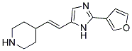 4-[2-(2-FURAN-3-YLIMIDAZOL-4-YL)VINYL]PIPERIDINE 结构式