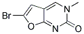 6-Bromo-3-methyl-3H-furo[2,3-d]pyrimidin-2-one 结构式