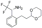 (R)-1-[2-(2-[1,3]DIOXAN-2-YL-ETHYL)-PHENYL]-2,2,2-TRIFLUORO-ETHYLAMINE 结构式