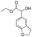 A-HYDROXY-2,3-DIHYDRO-5-BENZOFURANACETIC ACID, ETHYL ESTER 结构式