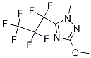 5-HEPTAFLUOROPROPYL-3-METHOXY-1-METHYL-1H-[1,2,4]TRIAZOLE 结构式