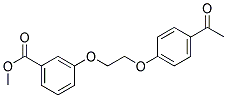 METHYL 3-[2-(4-ACETYLPHENOXY)ETHOXY]-BENZENECARBOXYLATE 结构式