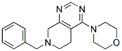 7-BENZYL-4-MORPHOLIN-4-YL-5,6,7,8-TETRAHYDRO-PYRIDO[3,4-D]PYRIMIDINE 结构式