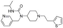 N'-ISOPROPYL-N-(PYRIDIN-3-YLMETHYL)-N-(1-[2-(2-THIENYL)ETHYL]PIPERIDIN-4-YL)UREA 结构式