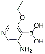 3-ETHOXY-5-AMINO-4-PYRIDINYLBORONIC ACID 结构式