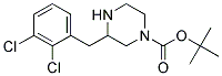 3-(2,3-DICHLORO-BENZYL)-PIPERAZINE-1-CARBOXYLIC ACID TERT-BUTYL ESTER 结构式