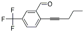 2-PENT-1-YNYL-5-TRIFLUOROMETHYL-BENZALDEHYDE 结构式