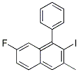 7-FLUORO-2-IODO-3-METHYL-1-PHENYL-NAPHTHALENE 结构式