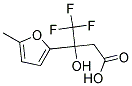 4,4,4-三氟-3-羟基-3-(5-甲基呋喃-2-基)丁酸 结构式