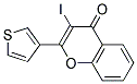 3-IODO-2-THIOPHEN-3-YL-CHROMEN-4-ONE 结构式