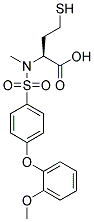 HOMOCYSTEINE, N-[[4-(2-METHOXYPHENOXY)PHENYL]SULFONYL]-S-METHYL- 结构式