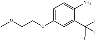 4-(2-METHOXYETHOXY)-2-(TRIFLUOROMETHYL)ANILINE 结构式