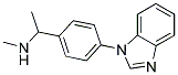 N-[1-[4-(1H-BENZIMIDAZOL-1-YL)PHENYL]ETHYL]-N-METHYLAMINE 结构式