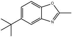 2-甲基-5-叔丁基苯并噁唑 结构式