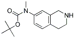 TERT-BUTYL (1,2,3,4-TETRAHYDROISOQUINOLIN-7-YL)METHYLCARBAMATE 结构式