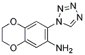 [7-(1H-Tetrazol-1-yl)-2,3-dihydro-1,4-benzodioxin-6-yl]amine 结构式