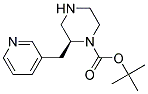 (S)-2-PYRIDIN-3-YLMETHYL-PIPERAZINE-1-CARBOXYLIC ACID TERT-BUTYL ESTER 结构式