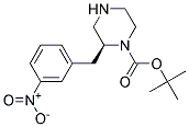 (S)-2-(3-NITRO-BENZYL)-PIPERAZINE-1-CARBOXYLIC ACID TERT-BUTYL ESTER 结构式
