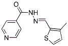 N'-((3-METHYLTHIEN-2-YL)METHYLENE)ISONICOTINOHYDRAZIDE 结构式