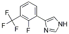 4-(2-Fluoro-3-trifluoromethyl-phenyl)-1H-imidazole 结构式