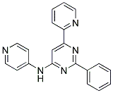 2-PHENYL-6-PYRIDIN-2-YL-N-PYRIDIN-4-YLPYRIMIDIN-4-AMINE 结构式