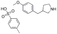 3-(4-METHOXYBENZYL)PYRROLIDINE 4-METHYLBENZENESULFONATE 结构式
