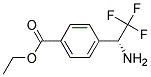 4-((R)-1-AMINO-2,2,2-TRIFLUORO-ETHYL)-BENZOIC ACID ETHYL ESTER 结构式