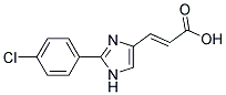 3-[2-(4-CHLORO-PHENYL)-IMIDAZOL-4-YL]-ACRYLIC ACID 结构式