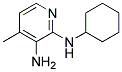 N2-CYCLOHEXYL-4-METHYL-PYRIDINE-2,3-DIAMINE 结构式