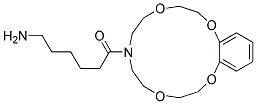 6-AMINO-1-(6,7,9,10,12,13,15,16-OCTAHYDRO-5,8,14,17-TETRAOXA-11-AZA-BENZOCYCLOPENTADECEN-11-YL)-HEXAN-1-ONE 结构式