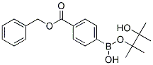 4-Benzyloxycarbonylphenylboronic acid, pinacol ester 结构式