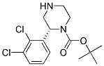 (R)-2-(2,3-DICHLORO-PHENYL)-PIPERAZINE-1-CARBOXYLIC ACID TERT-BUTYL ESTER 结构式