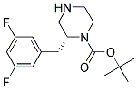 (R)-2-(3,5-DIFLUORO-BENZYL)-PIPERAZINE-1-CARBOXYLIC ACID TERT-BUTYL ESTER 结构式