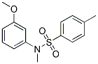 N-(3-METHOXY-PHENYL)-4,N-DIMETHYL-BENZENESULFONAMIDE 结构式