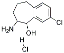 6-AMINO-3-CHLORO-6,7,8,9-TETRAHYDRO-5H-BENZOCYCLOHEPTEN-5-OL HYDROCHLORIDE 结构式