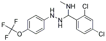 3-(2,4-DICHLOROPHENYL)-1-[4-(TRIFLUOROMETHOXY)PHENYL]-1,2,4-TRIAZAPENTANE 结构式