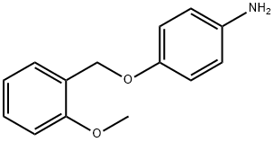 4-(2-METHOXY-BENZYLOXY)-PHENYLAMINE 结构式