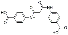 4-[2-[(4-CARBOXYPHENYL)CARBAMOYL]ACETYL]AMINOBENZOIC ACID 结构式